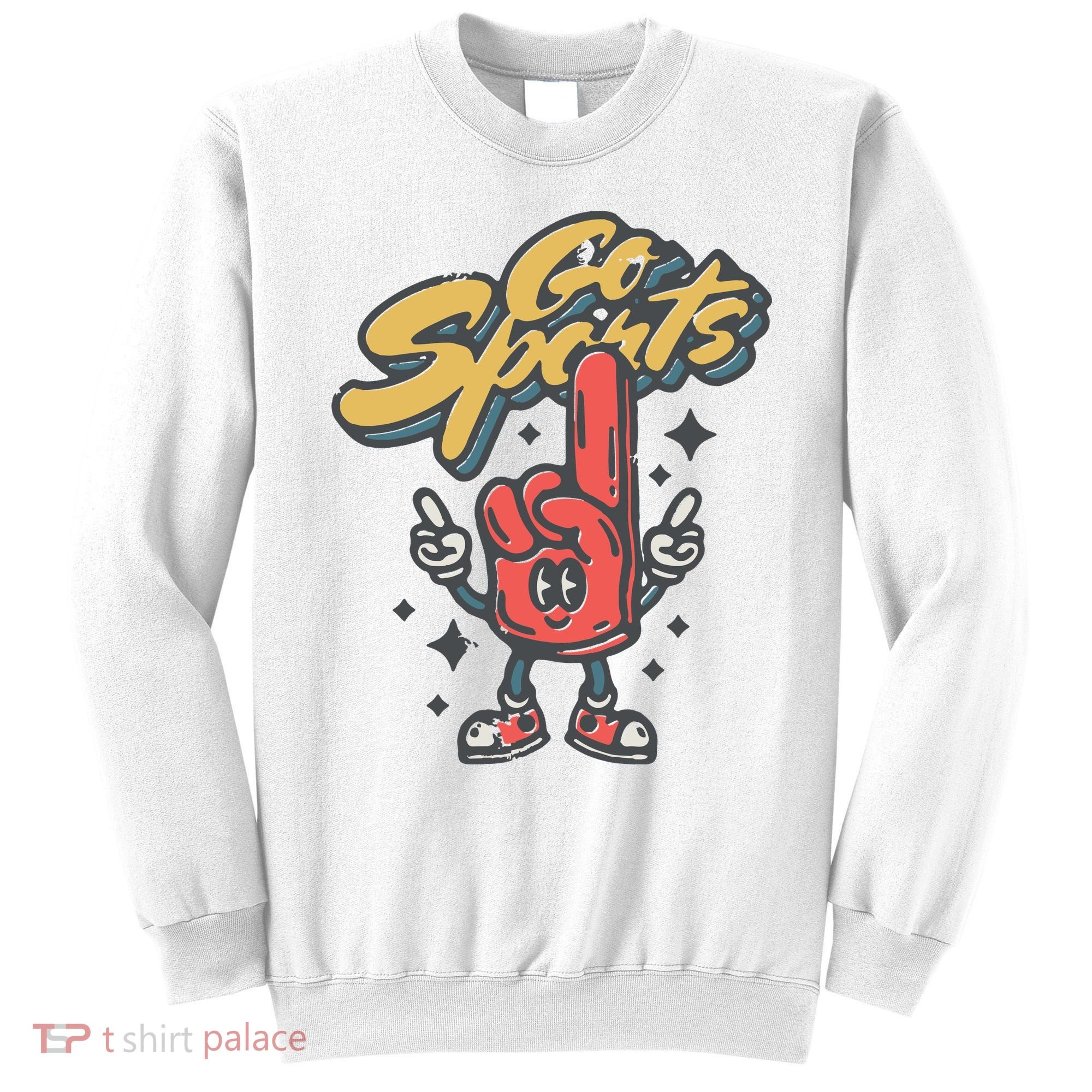 Go Sports Retro Football Game Day Sweatshirt