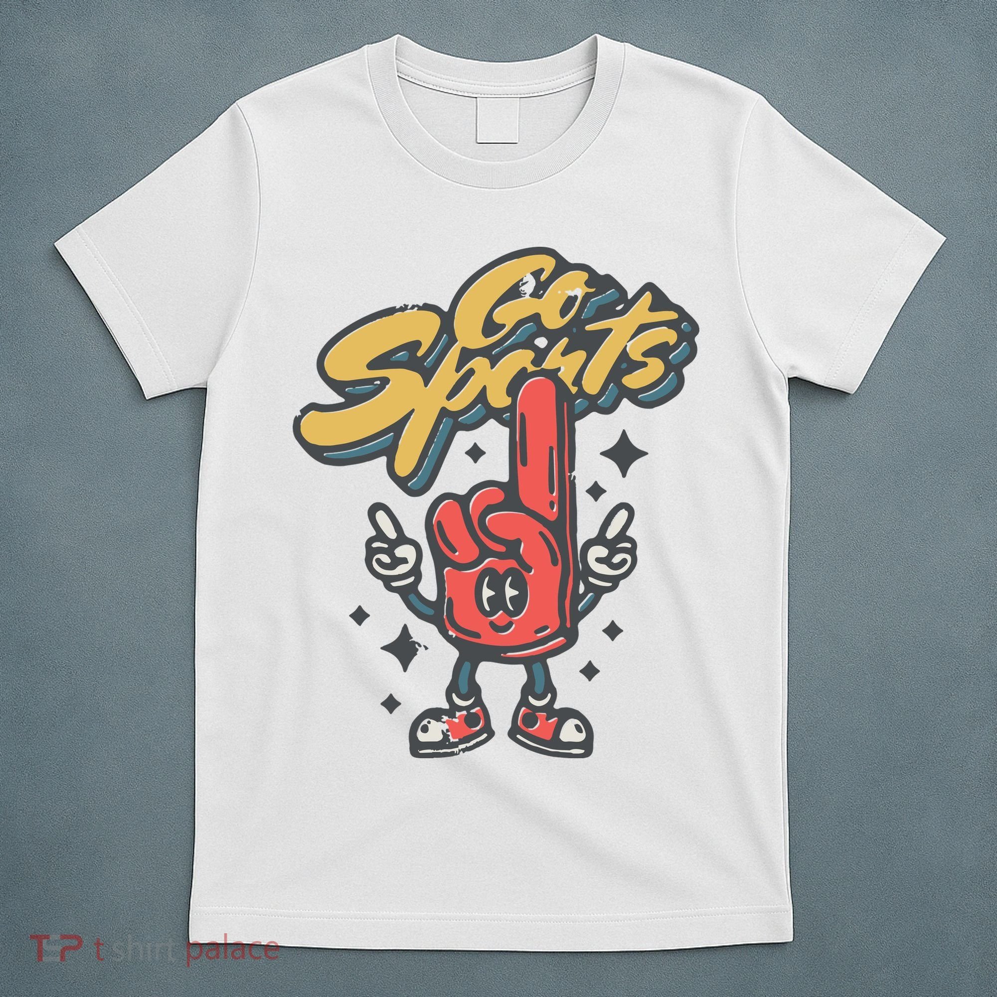 Go Sports Retro Football Game Day T-Shirt