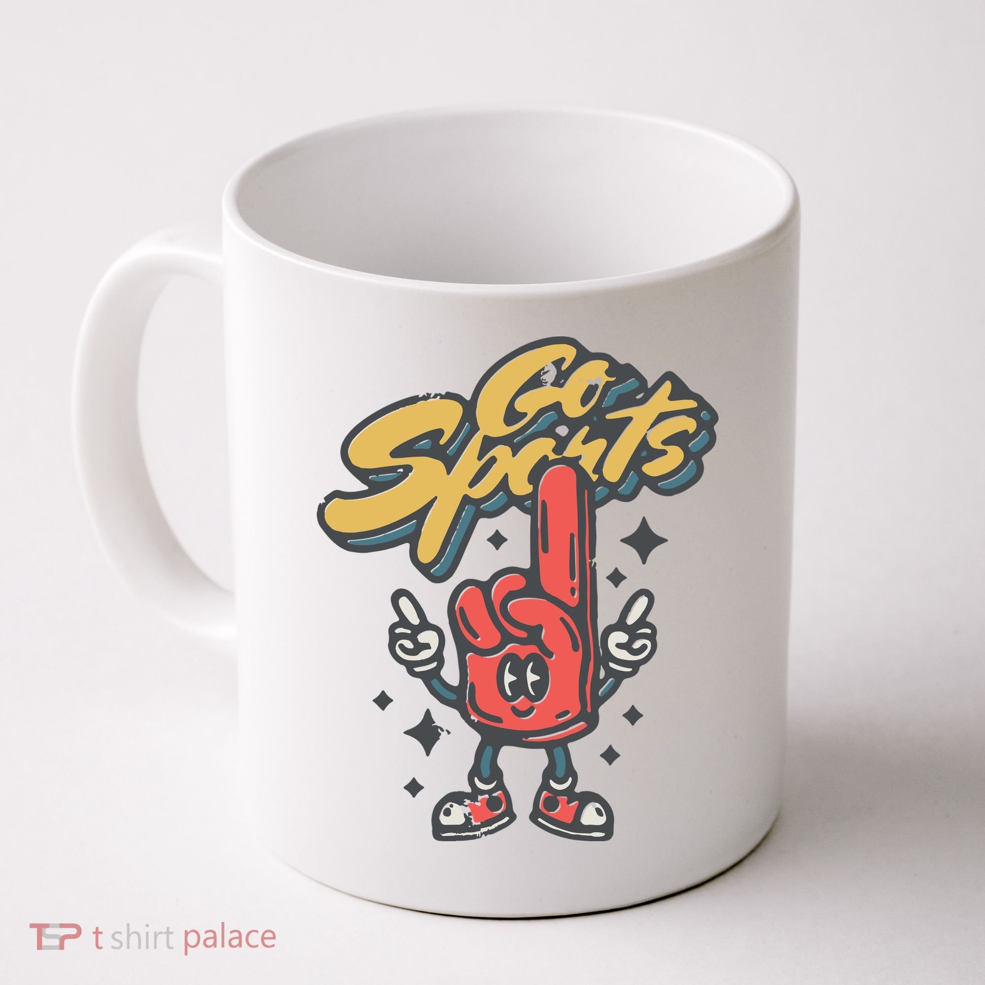 Go Sports Retro Football Game Day Coffee Mug