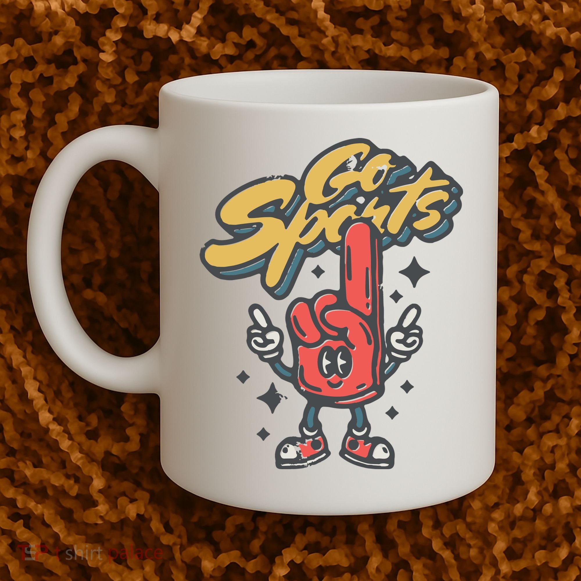 Go Sports Retro Football Game Day Coffee Mug