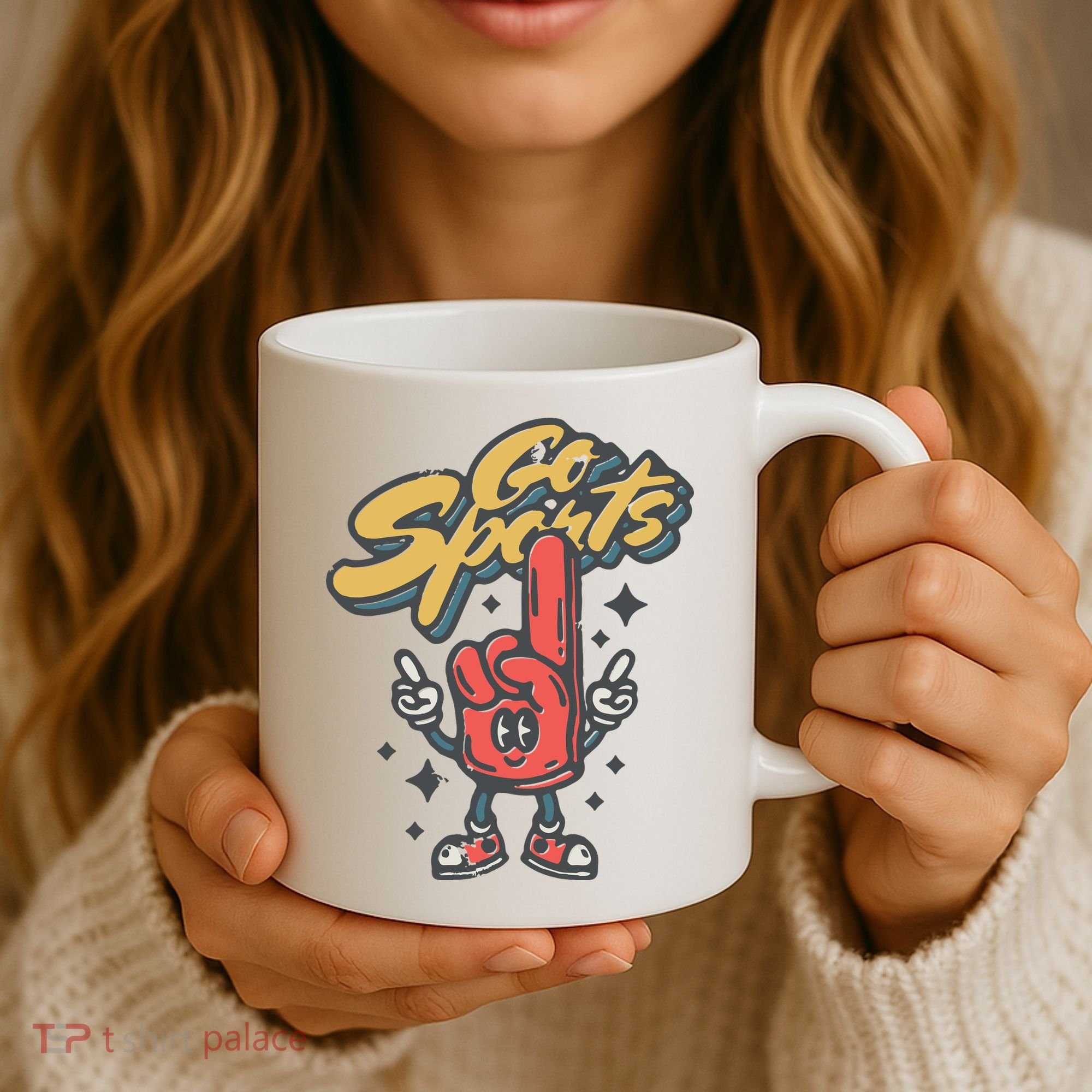Go Sports Retro Football Game Day Coffee Mug
