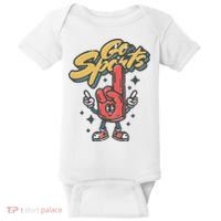 Go Sports Retro Football Game Day Baby Bodysuit thumb 0