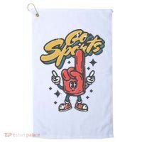 Go Sports Retro Football Game Day Golf Towel thumb 0