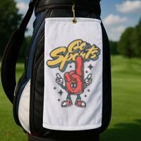 Go Sports Retro Football Game Day Golf Towel thumb 2