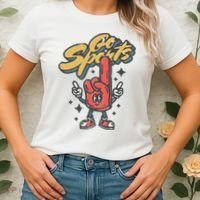 Go Sports Retro Football Game Day Women's T-Shirt thumb 2
