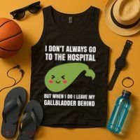 Gallbladder Surgery Removal Recovery Tank Top thumb 4