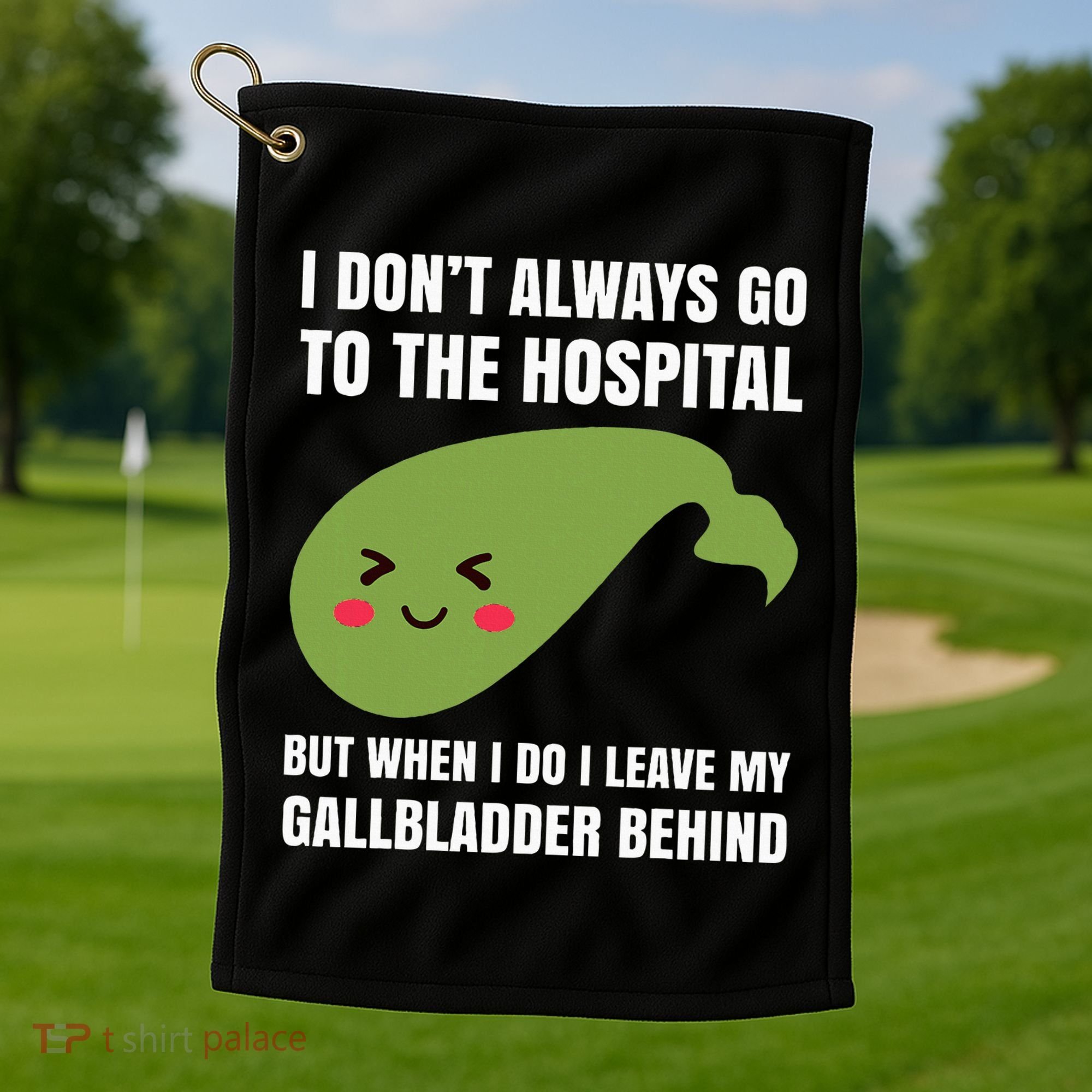 Gallbladder Surgery Removal Recovery Golf Towel