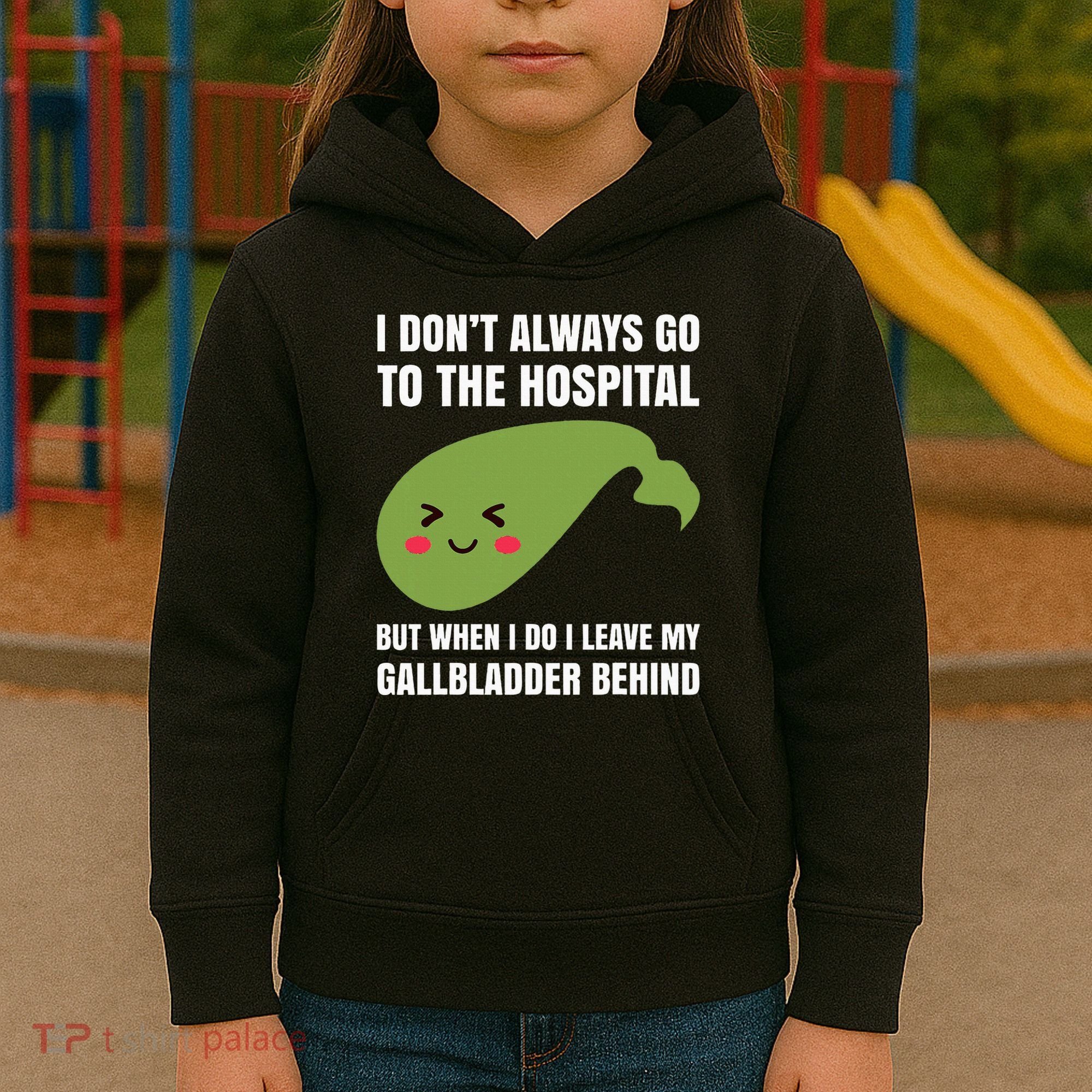 Gallbladder Surgery Removal Recovery Kids Hoodie