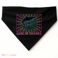 Goblin Sharks Retro Gift USA-Made Doggie Bandana thumb 0