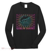 Goblin Sharks Retro Gift Long Sleeve Shirt thumb 0