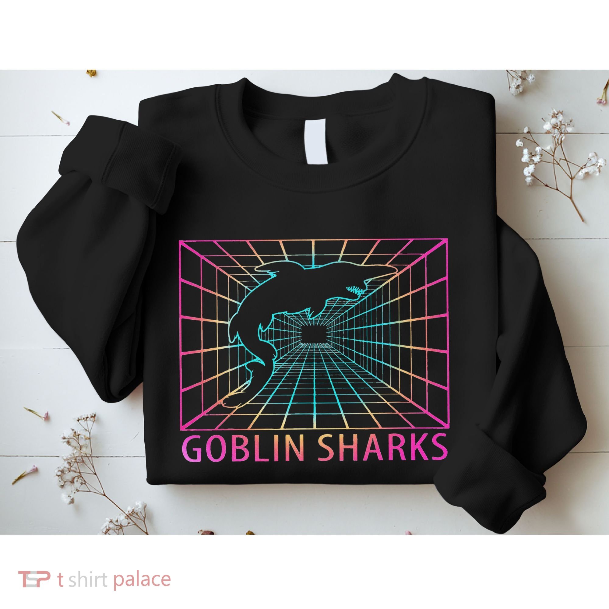 Goblin Sharks Retro Gift Sweatshirt