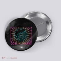 Goblin Sharks Retro Gift Button thumb 0