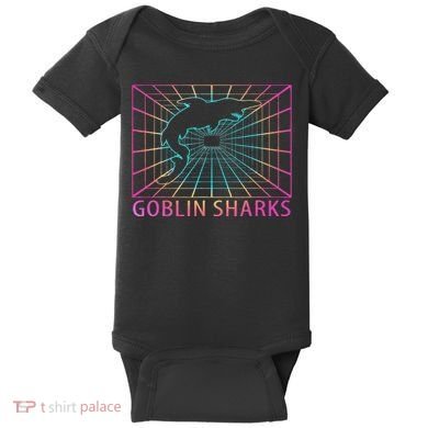 Goblin Sharks Retro Gift Baby Bodysuit