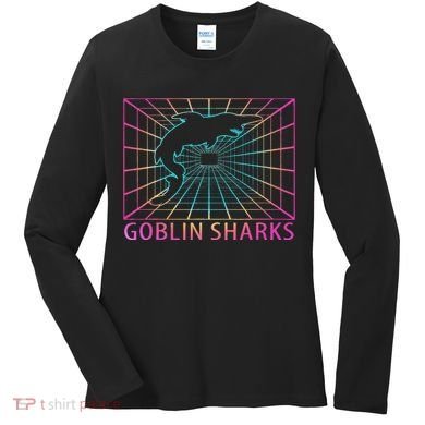 Goblin Sharks Retro Gift Women's Long Sleeve Shirt