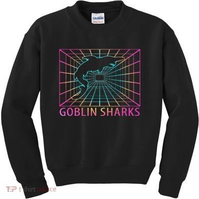 Goblin Sharks Retro Gift Kids Sweatshirt