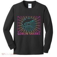 Goblin Sharks Retro Gift Kids Long Sleeve Shirt thumb 0