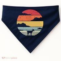 Goat Shirts Retro Style Goat USA-Made Doggie Bandana thumb 0
