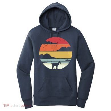 Goat Shirts Retro Style Goat Women's Hoodie