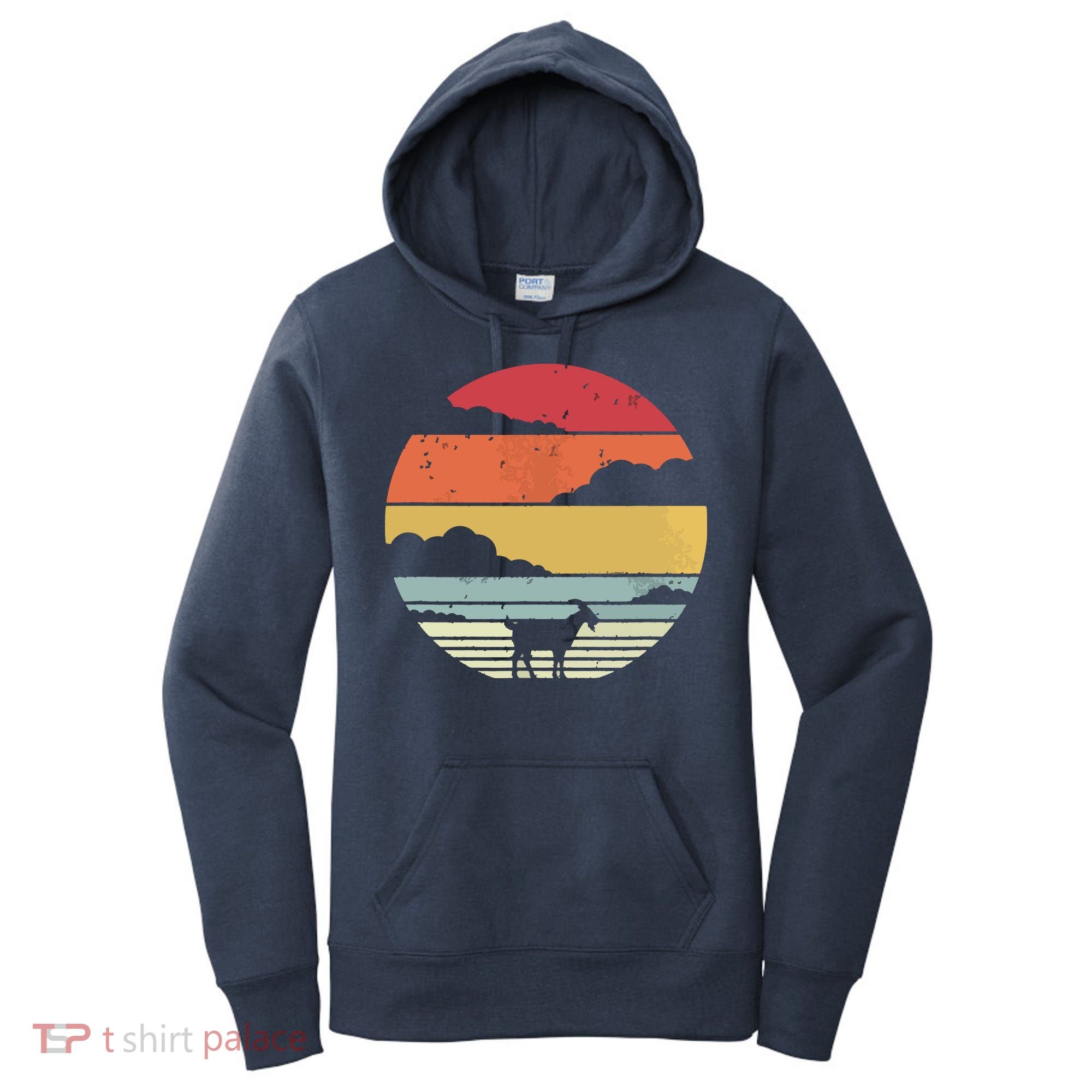 Goat Shirts Retro Style Goat Women's Hoodie