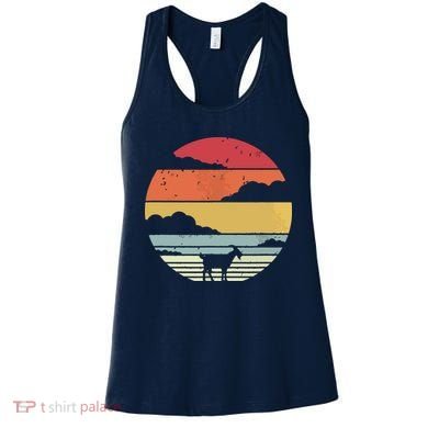 Goat Shirts Retro Style Goat Women's Tank Top