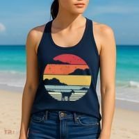 Goat Shirts Retro Style Goat Women's Tank Top thumb 2