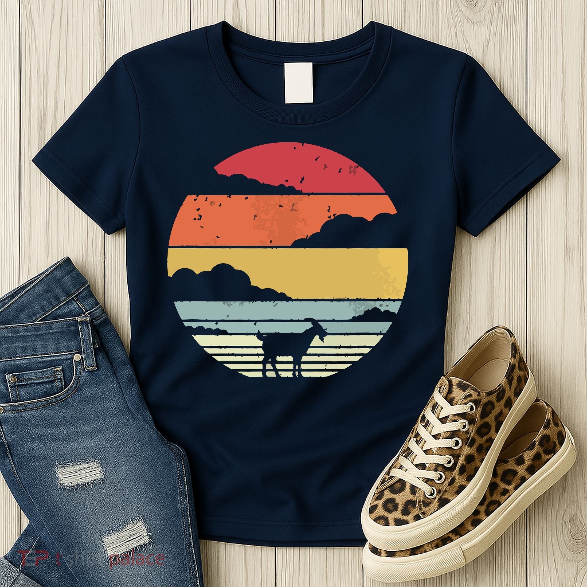 Goat Shirts Retro Style Goat Women's T-Shirt
