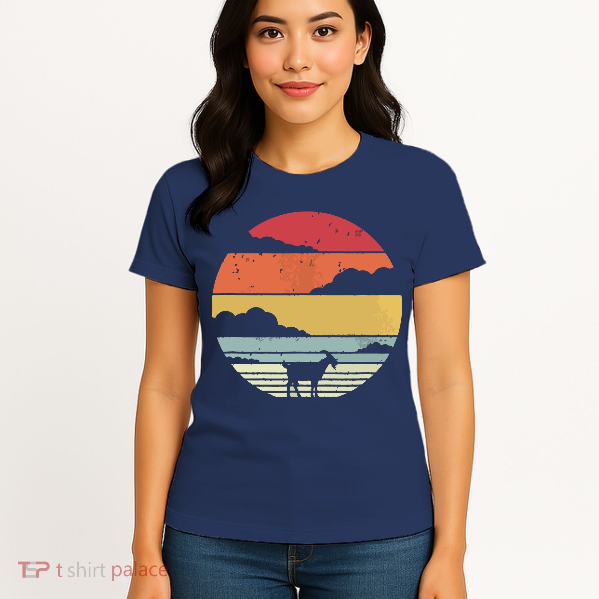 Goat Shirts Retro Style Goat Women's T-Shirt