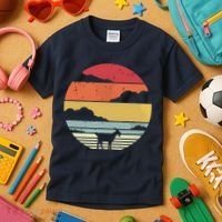 Goat Shirts Retro Style Goat Kids T-Shirt thumb 3