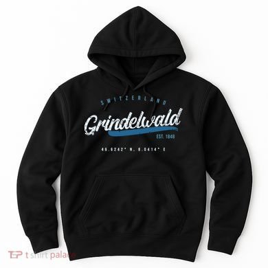 Grindelwald Switzerland Retro T Hoodie