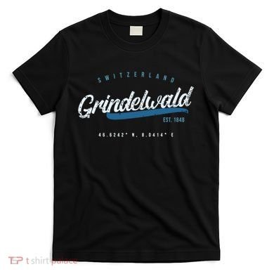 Grindelwald Switzerland Retro T T-Shirt
