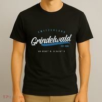 Grindelwald Switzerland Retro T T-Shirt thumb 3