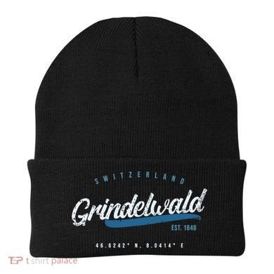 Grindelwald Switzerland Retro T Beanie