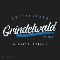 Grindelwald Switzerland Retro T Beanie thumb 2