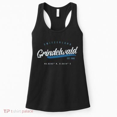 Grindelwald Switzerland Retro T Women's Tank Top