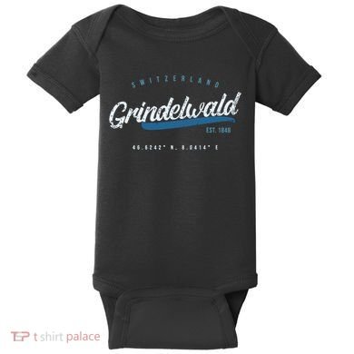 Grindelwald Switzerland Retro T Baby Bodysuit