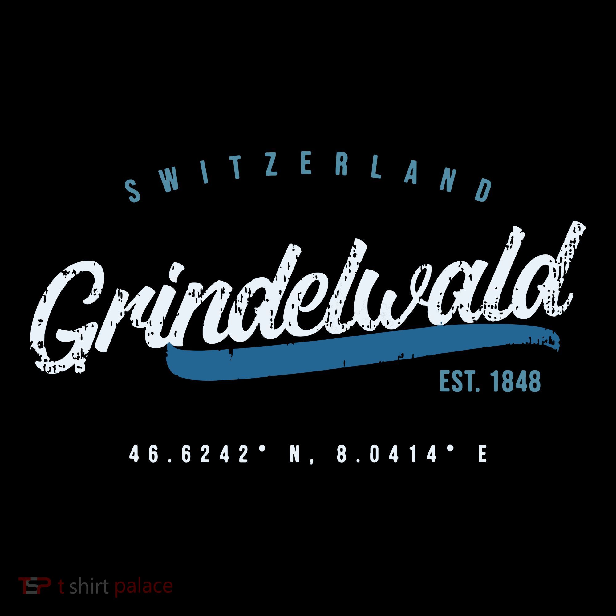 Grindelwald Switzerland Retro T Baby Bodysuit
