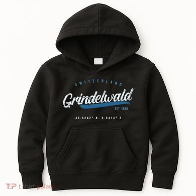 Grindelwald Switzerland Retro T Kids Hoodie