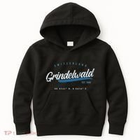 Grindelwald Switzerland Retro T Kids Hoodie thumb 0
