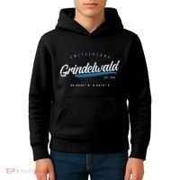 Grindelwald Switzerland Retro T Kids Hoodie thumb 4