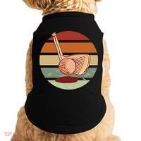 Golf Sunset Retro Doggie Tank thumb 0