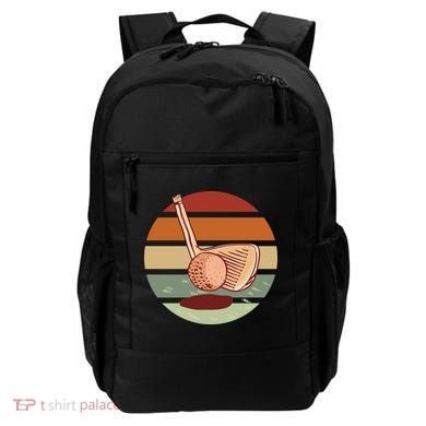 Golf Sunset Retro Backpack