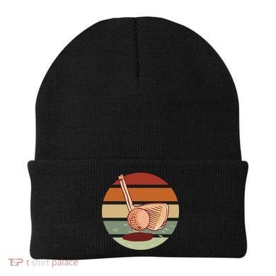 Golf Sunset Retro Beanie