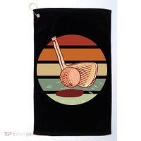 Golf Sunset Retro Golf Towel thumb 0