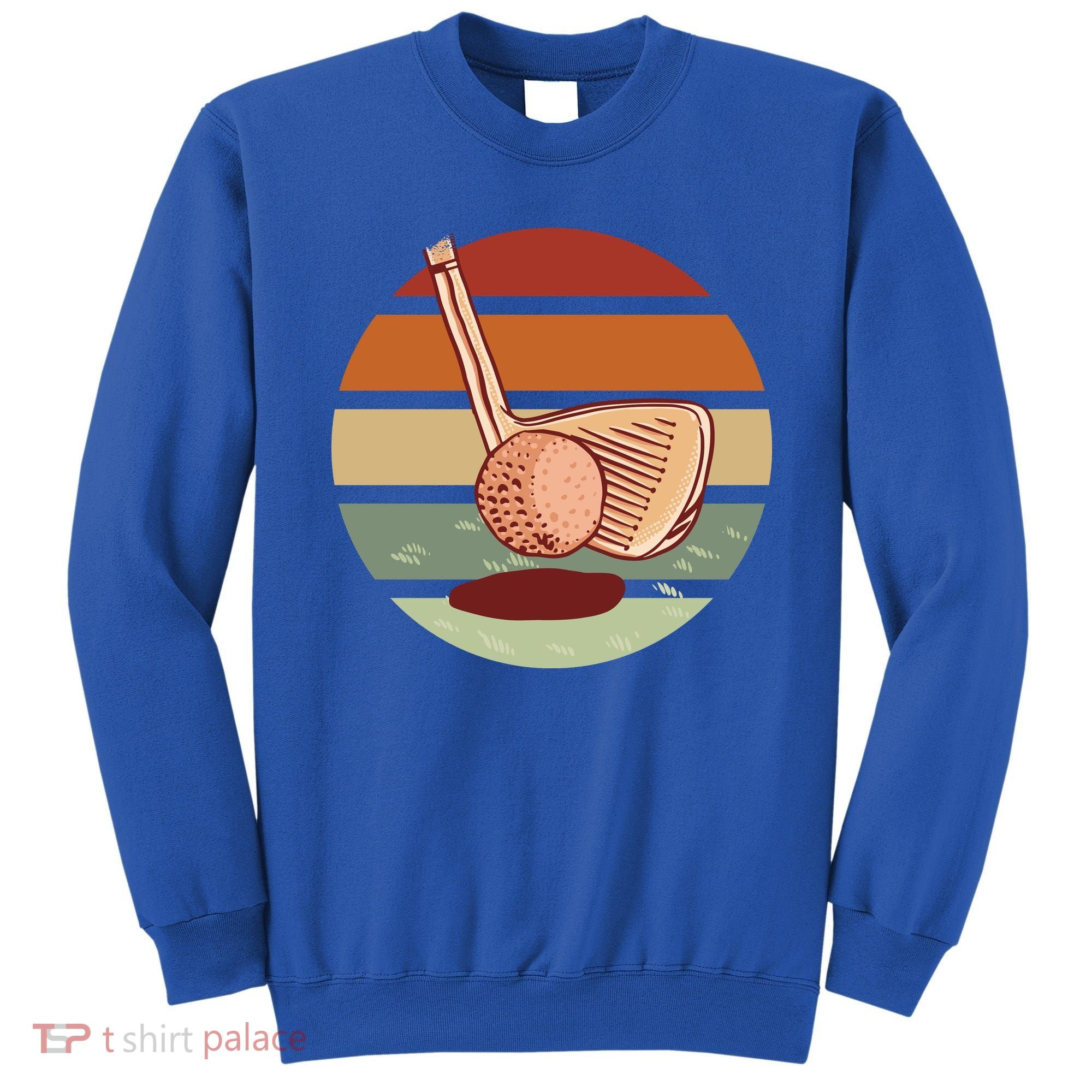 Golf Sunset Retro Sweatshirt