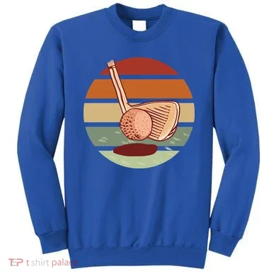 Golf Sunset Retro Sweatshirt
