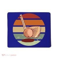 Golf Sunset Retro Mousepad thumb 0