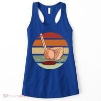 Golf Sunset Retro Women's Tank Top thumb 0