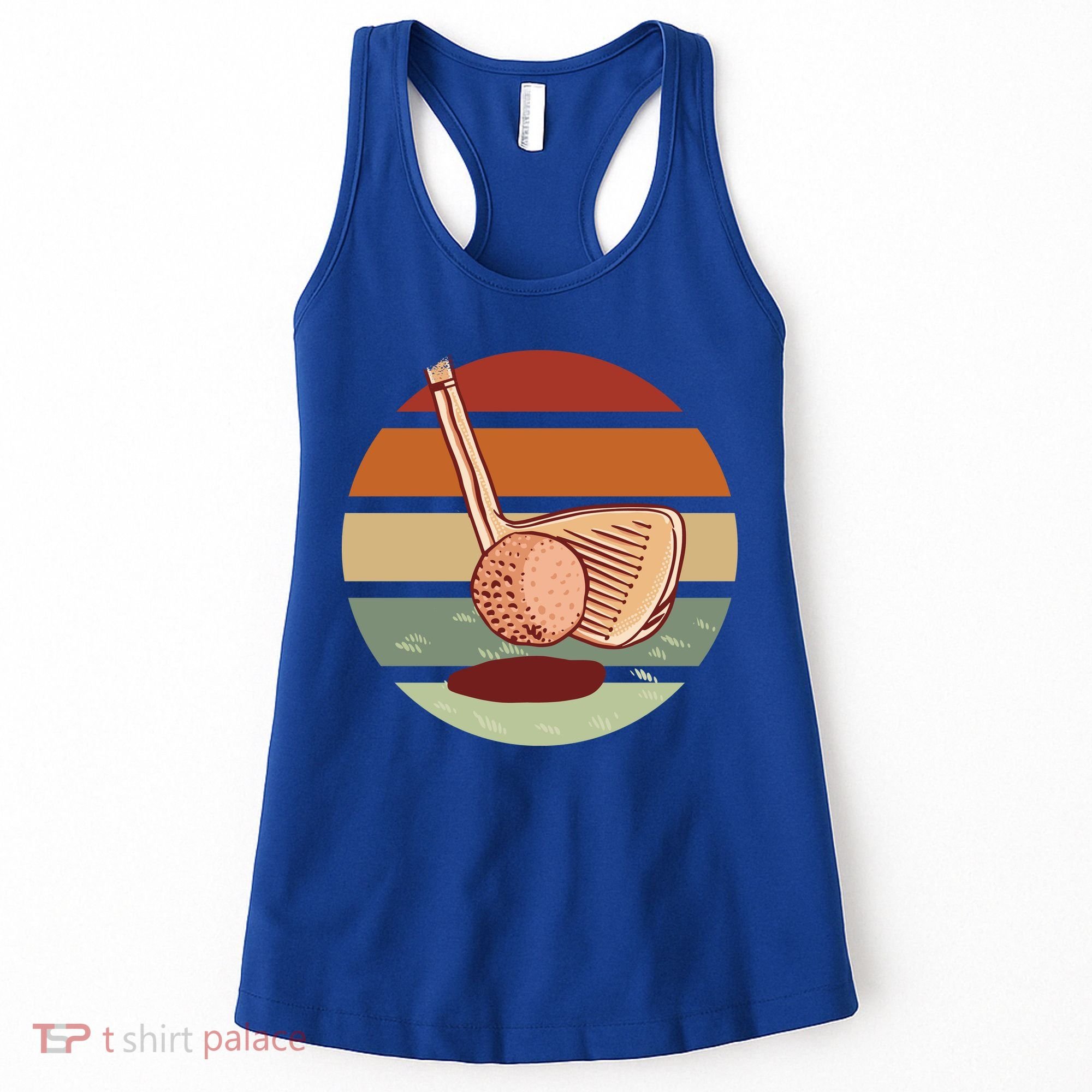 Golf Sunset Retro Women's Tank Top