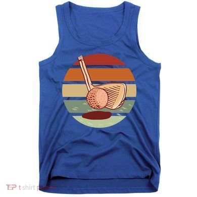 Golf Sunset Retro Tank Top