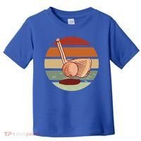Golf Sunset Retro Toddler T-Shirt thumb 0